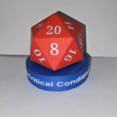 Hộp đựng xúc xắc Critical Condition (D20)