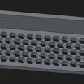 Kệ tổ ong tùy chỉnh hoàn toàn (Freecad) - Thumbnail 1