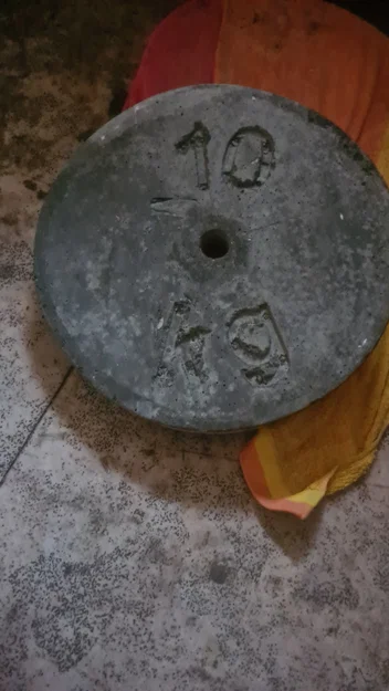 Khuôn đúc tạ bê tông 10kg (10kg Concrete Weight Plate Mold) - Image 1