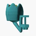Giá Đỡ Ly Hình Hoa Tulip — Kẹp Để Ly Nước Gắn Bàn Làm Việc - Thumbnail 7