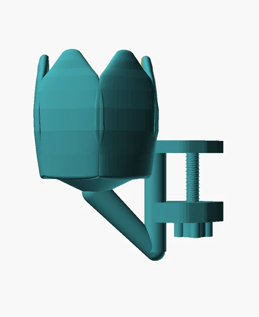 Giá Đỡ Ly Hình Hoa Tulip — Kẹp Để Ly Nước Gắn Bàn Làm Việc - Image 11