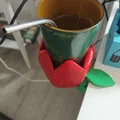 Giá Đỡ Ly Hình Hoa Tulip — Kẹp Để Ly Nước Gắn Bàn Làm Việc - Thumbnail 16
