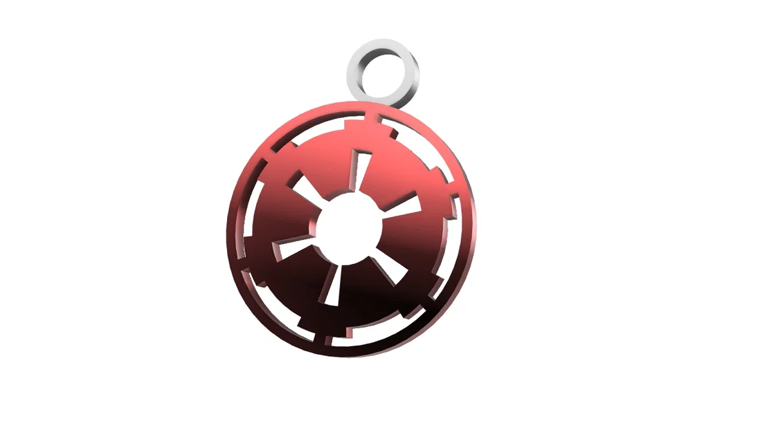 Móc khóa biểu tượng Đế chế Thiên hà (Galactic Empire) - Star Wars - Image 1