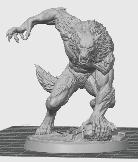 Mô hình Ma sói đang tấn công (Attacking Werewolf) - Image 1
