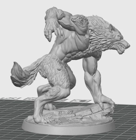 Mô hình Ma sói đang tấn công (Attacking Werewolf) - Image 2