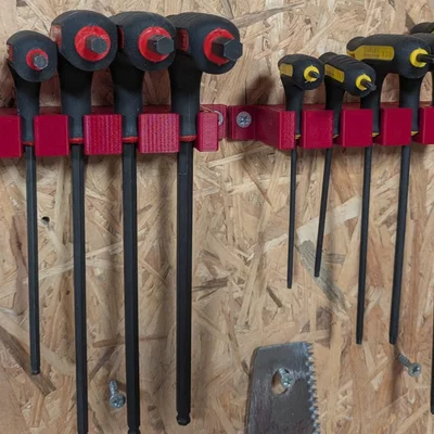Giá đỡ bộ lục giác và Torx tay cầm chữ T cho Facom