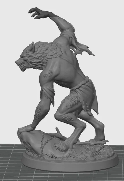 Mô hình Ma sói đang tấn công (Attacking Werewolf) - Image 3