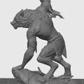 Mô hình Ma sói đang tấn công (Attacking Werewolf) - Thumbnail 3