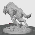 Mô hình Sói / Người sói đang chạy - Thumbnail 2