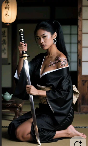Mô hình 3D Nữ Samurai (Samurai donna) tinh xảo để in 3D - Image 2