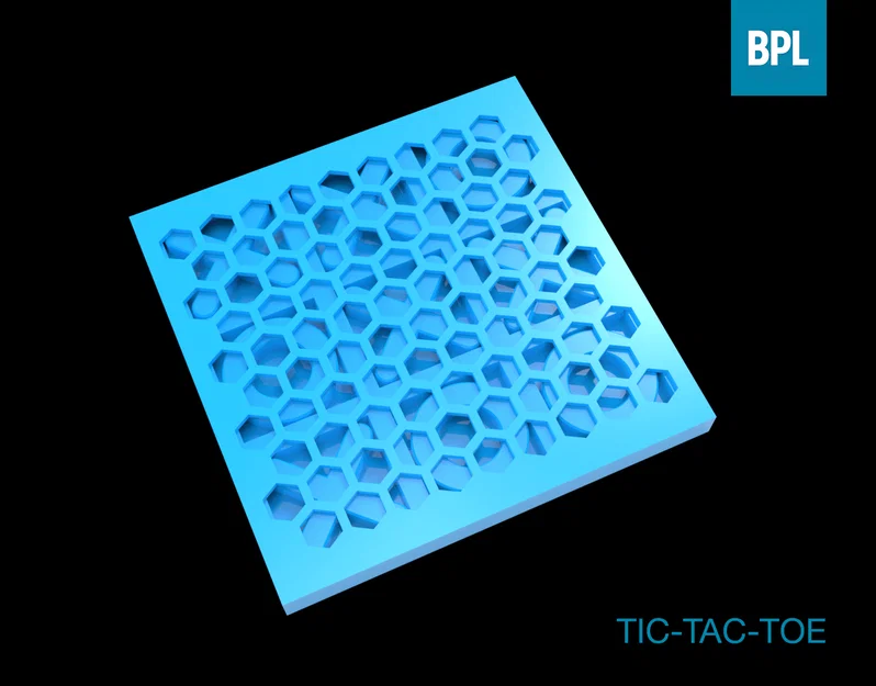 Bộ trò chơi cờ ca-rô (Tic-Tac-Toe) thiết kế in 3D thông minh - Image 4