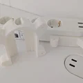 Giá treo dưới bàn cho ổ cắm IKEA Koppla – Parametric (FreeCAD) - Thumbnail 1