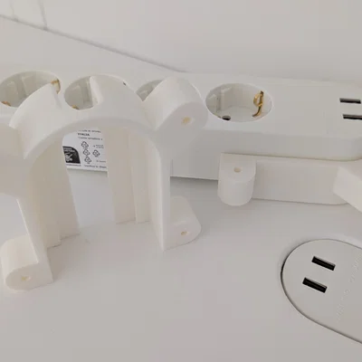Giá treo dưới bàn cho ổ cắm IKEA Koppla – Parametric (FreeCAD)