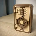 Két sắt mini | Ống heo tiết kiệm | Khóa số cơ học | Hộp đựng tiền - Thumbnail 1