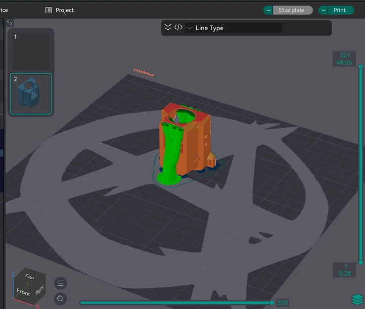 Ngàm gắn TZ V6 HotEnd cho đầu in EVA 3 - Image 2