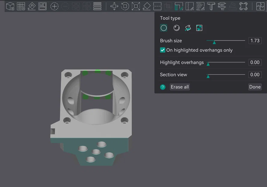 Ngàm gắn TZ V6 HotEnd cho đầu in EVA 3 - Image 3