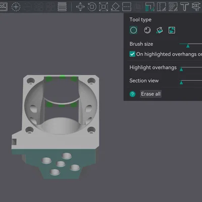 Ngàm gắn TZ V6 HotEnd cho đầu in EVA 3