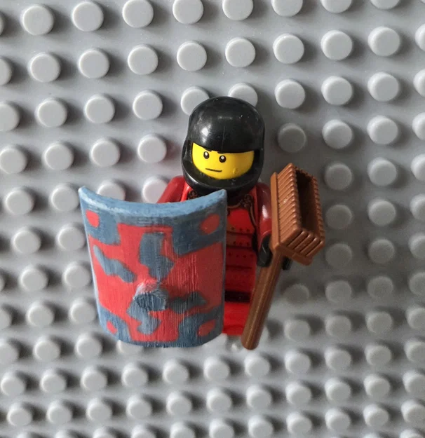 Khiên La Mã (Roman Scutum) dành cho LEGO minifigure có đinh stud - Image 1