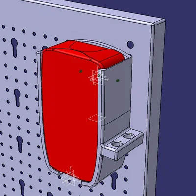 Giá treo đồng hồ đo điện AstroAI cho bảng treo dụng cụ (loại Euro Pegboard)