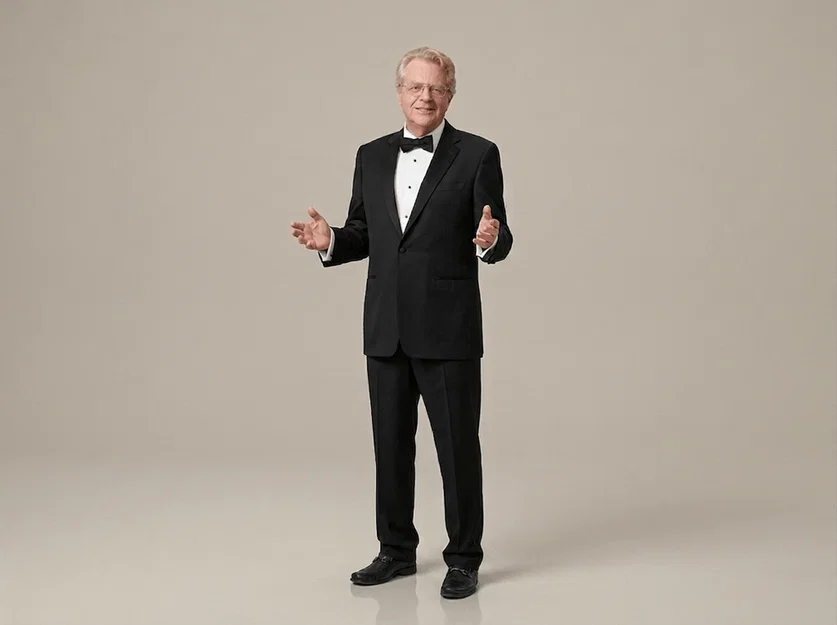Mô hình 3D Jerry Springer - Tượng nhân vật truyền hình huyền thoại - Image 1