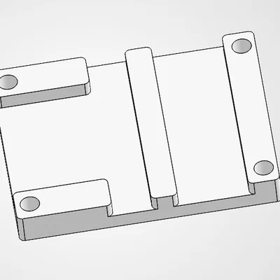 Đế gắn module Relay 2 kênh cho dự án điện tử Arduino