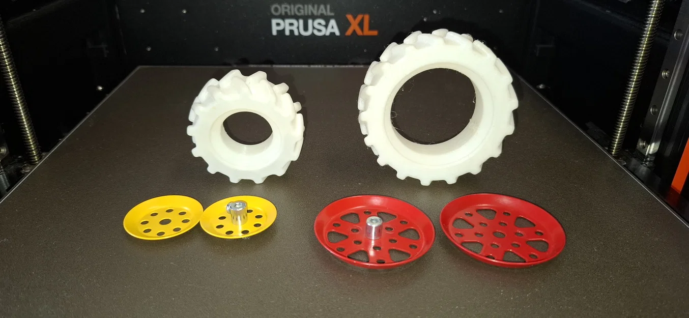Bánh xe máy kéo in 3D cho bộ lắp ráp Merkur - Image 1