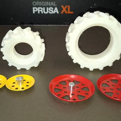 Bánh xe máy kéo in 3D cho bộ lắp ráp Merkur