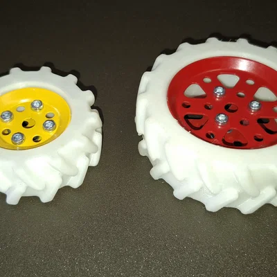 Bánh xe máy kéo in 3D cho bộ lắp ráp Merkur