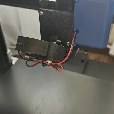 Ống dẫn gió quạt 5015 cho đầu in 3D tích hợp tai cài dây rút