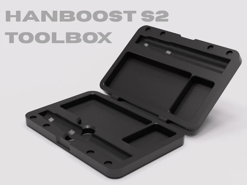Hộp đựng máy mài Hanboost S2 — Nắp từ tính, bản lề chắc chắn, vừa khít hộp phụ kiện zin - Image 1