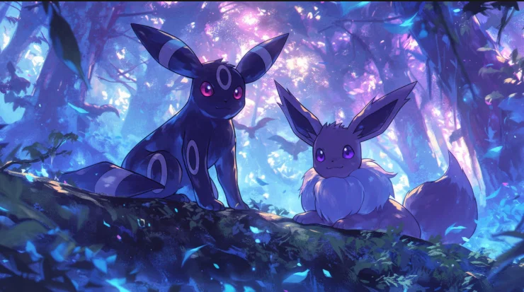 Mô hình Eevee 3D dễ thương trang trí bàn làm việc - Image 1
