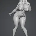 Mô hình 3D nhân vật nữ mặc Bikini quyến rũ - Thumbnail 4