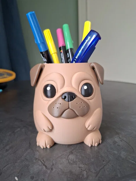 Ống đựng bút Pug Pal siêu đáng yêu - Image 1
