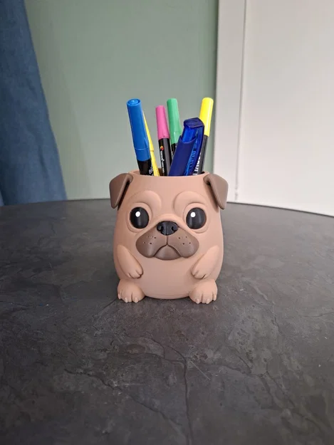 Ống đựng bút Pug Pal siêu đáng yêu - Image 4