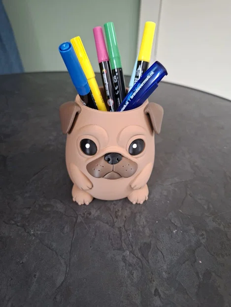 Ống đựng bút Pug Pal siêu đáng yêu - Image 6