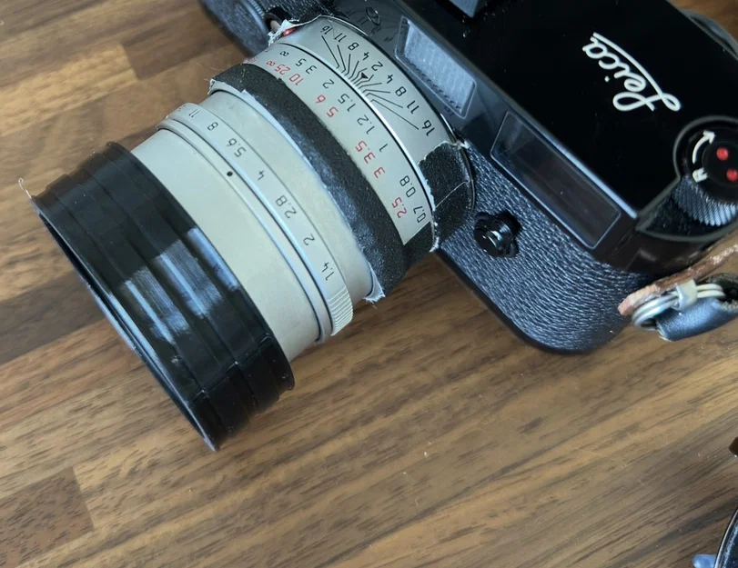 Vòng bảo vệ loa che nắng cho Leica 50mm Summilux in 3D - Image 2