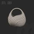 Túi Xách Cánh Hoa Điêu Khắc - Thiết Kế Sóng Hữu Cơ 3D - Thumbnail 3