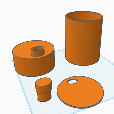 Mô hình cốc in 3D có nắp đậy thông minh tiện dụng