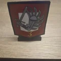 Giá đỡ bảng tên Patch Stand in 3D trang trí bàn làm việc - Thumbnail 1