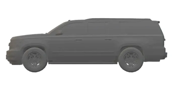 Mô hình xe Chevrolet Suburban 2015 in 3D - Image 4