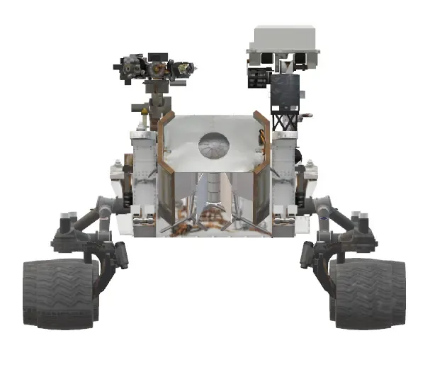 Mô hình Mars Rover chi tiết (Thiết kế xe tự hành sao Hỏa) - Image 3