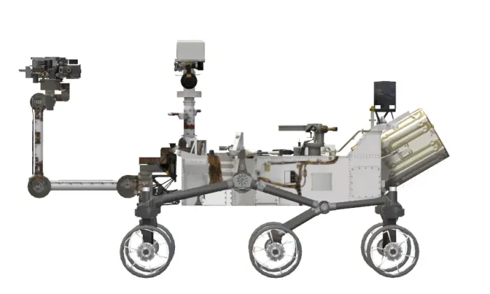 Mô hình Mars Rover chi tiết (Thiết kế xe tự hành sao Hỏa) - Image 4