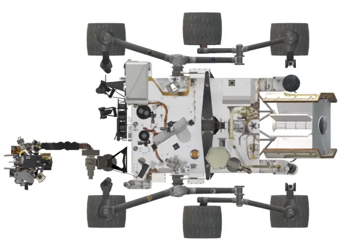 Mô hình Mars Rover chi tiết (Thiết kế xe tự hành sao Hỏa) - Image 5