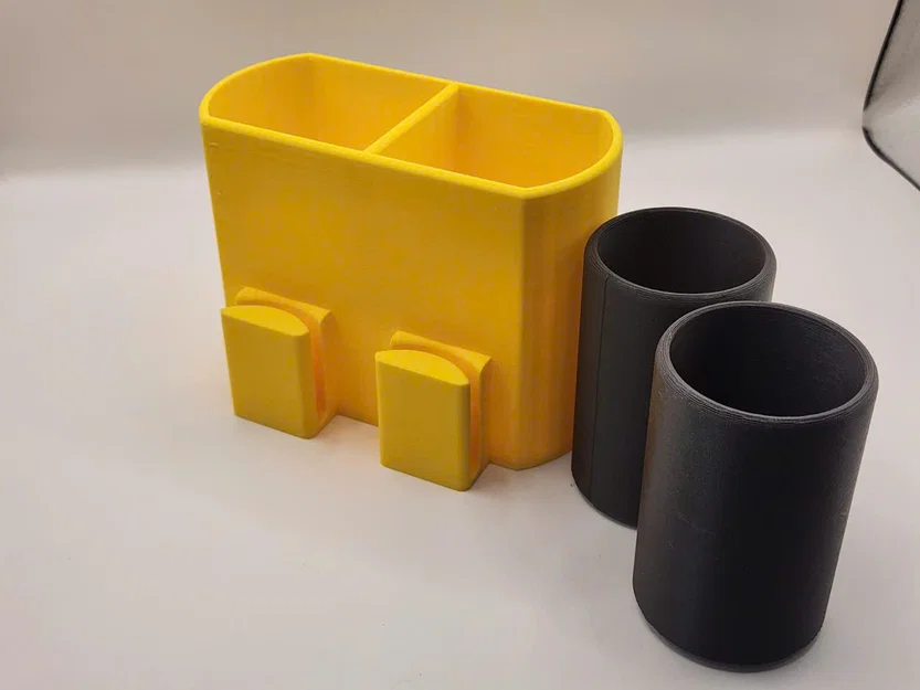 Kệ Treo Tường Để Bàn Chải, Lược, Đồ Nhà Tắm Đa Năng In 3D - Image 5