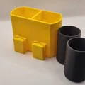 Kệ Treo Tường Để Bàn Chải, Lược, Đồ Nhà Tắm Đa Năng In 3D - Thumbnail 5