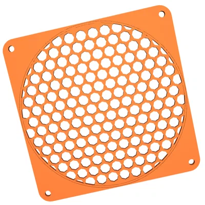 Bộ nắp bảo vệ quạt tản nhiệt 140mm họa tiết lục giác độc đáo