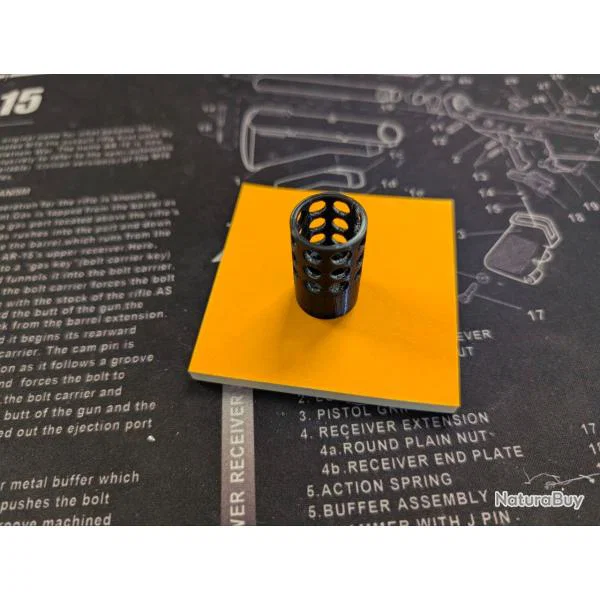Nắp bảo vệ ren đầu nòng 1/2x28 | Kiểu Muzzle Brake (Dummy) - Image 4