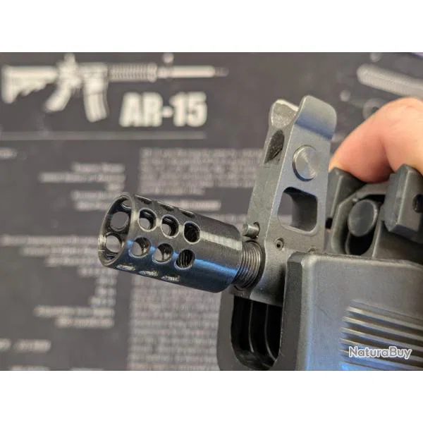 Nắp bảo vệ ren đầu nòng 1/2x28 | Kiểu Muzzle Brake (Dummy) - Image 5