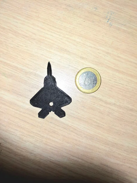 Móc khóa máy bay chiến đấu F-22 Raptor - Mô hình in 3D độc đáo - Image 4