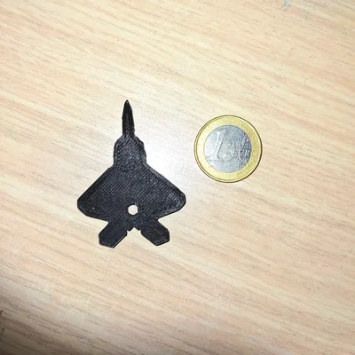 Móc khóa máy bay chiến đấu F-22 Raptor - Mô hình in 3D độc đáo